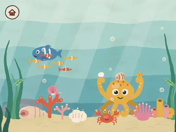 The reef, a screenshot from Tiny Atlas on iPad